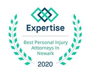 Best Personal Injury Attorneys in Newark, awarded by Expertise in 2020