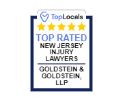Top Rated New Jersey Injury Lawyers, awarded to Goldstein & Goldstein, LLP by TopLocals
